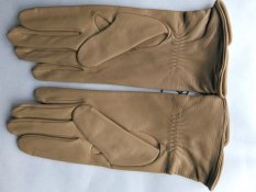 Dámské rukavice - prodloužené prsty, středně béžové 2073BZS