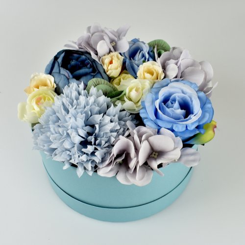 Květinová krabička "Modré z nebe"