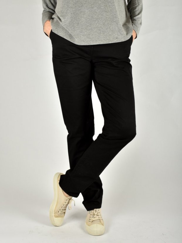 Dámské Chinos kalhoty LIBERTY Slim Fit L36 - černé