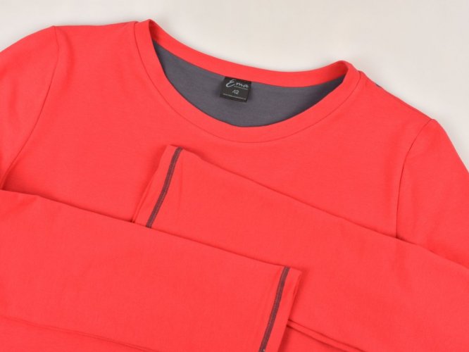 Noční košile ZUZANA - červená - Velikost: EU46