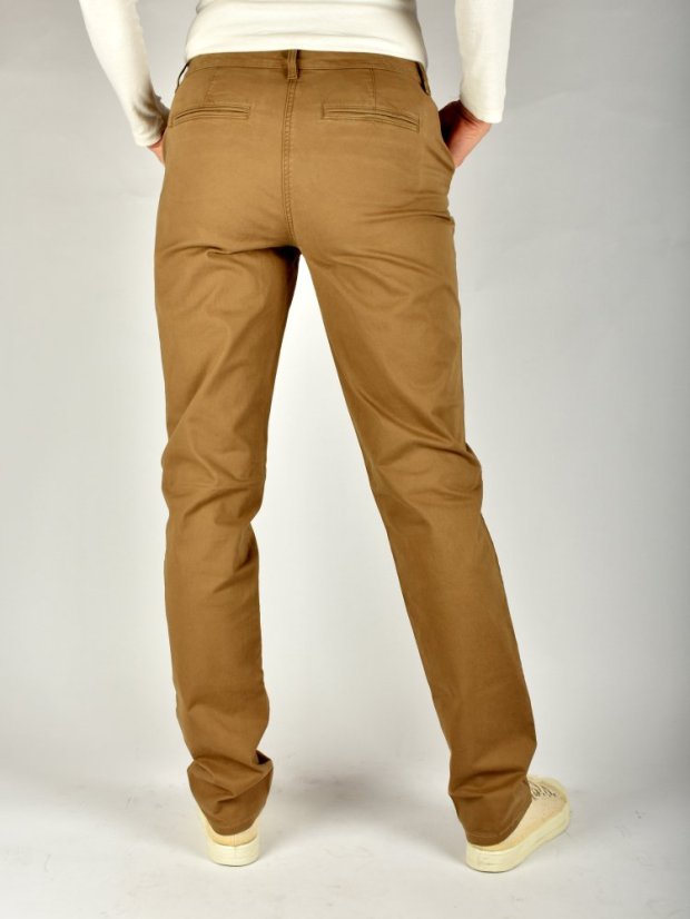 Dámské Chinos kalhoty LIBERTY Slim Fit L36 - camel