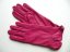 Dámské rukavice - prodloužené prsty, tmavě růžové 2073RUZ