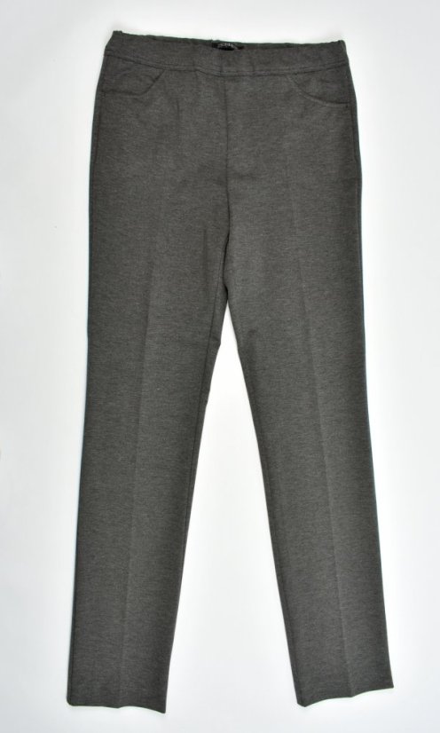 Jeggings GERDA - šedý úplet L36