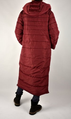 Oboustranný zimní kabát PICOLIEN Oxblood Red
