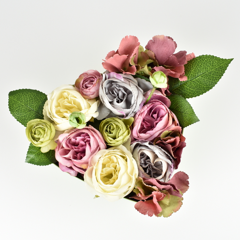 Květinová krabička "Pastelové tóny"