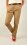 Dámské Chino kalhoty HOUSTON Slim Fit L36 - béžové - Velikost: EU52