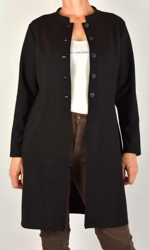 Lehký kabát FORLI Black - Velikost: EU42