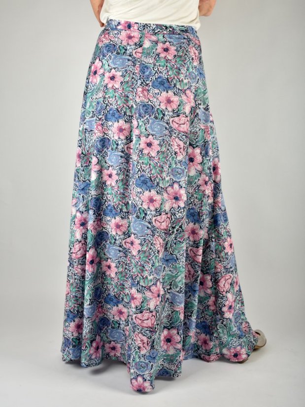 Letní maxi sukně ULRIKE - malované květy