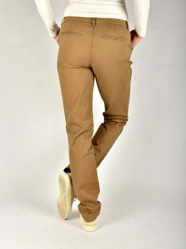 Dámské Chinos kalhoty LIBERTY Slim Fit L36 - camel