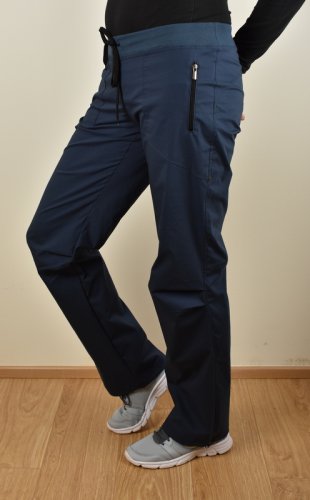 Lehké dámské outdoor kalhoty LIT99570-514 tm. modré