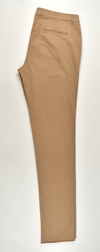 Dámské Chino kalhoty HOUSTON Slim Fit L36 - béžové - Velikost: EU46
