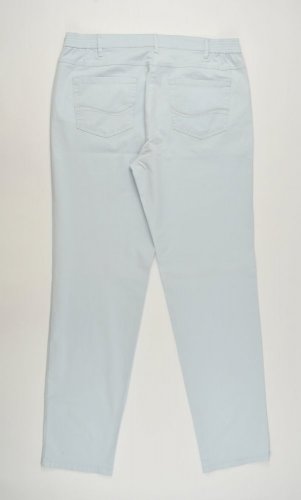 GRETA lehké plátěné kalhoty - světle modré L34