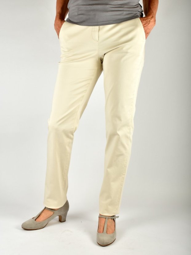 Kalhoty CHINO  - smetanové L36