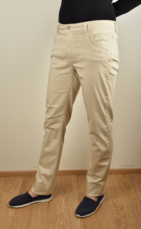 SOPHIE Almond Sateen Milk Str L36 - Velikost: W34