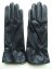 Dámské rukavice - prodloužené prsty, černé 2073BLC - Velikost rukavic: 7