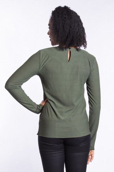 Blůza s kapsou na zip ILT10756KH