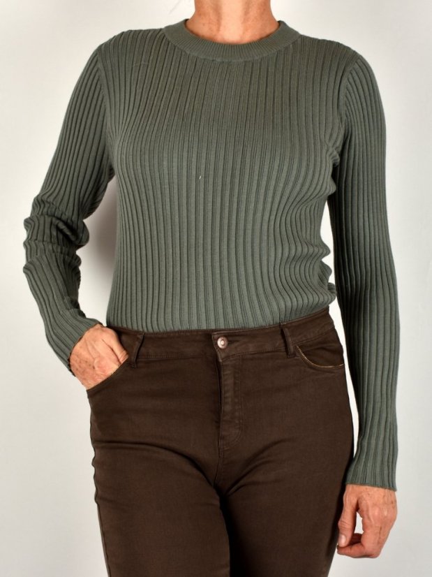 Dámský svetřík PIETERKE Dark Turquoise - Velikost: EU46