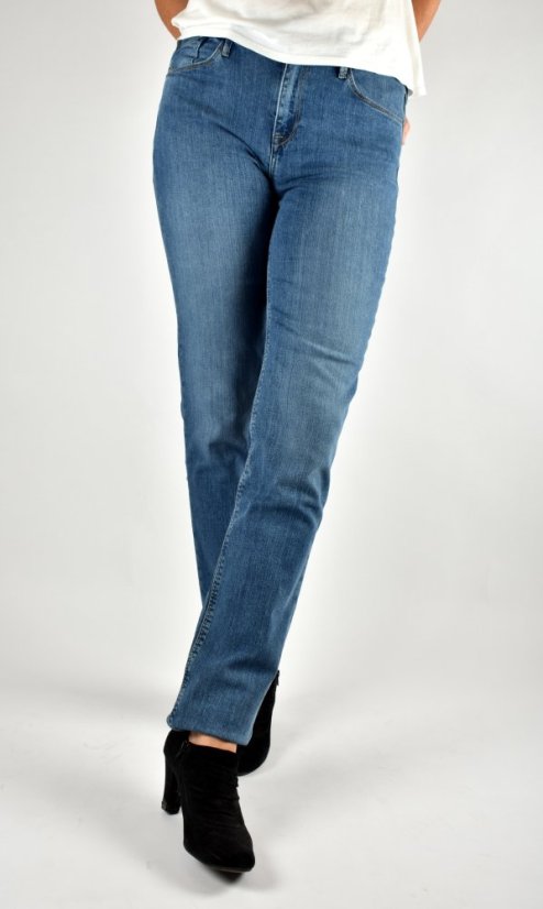 ROSE High Waist Mid Blue L34 - Velikost: W32