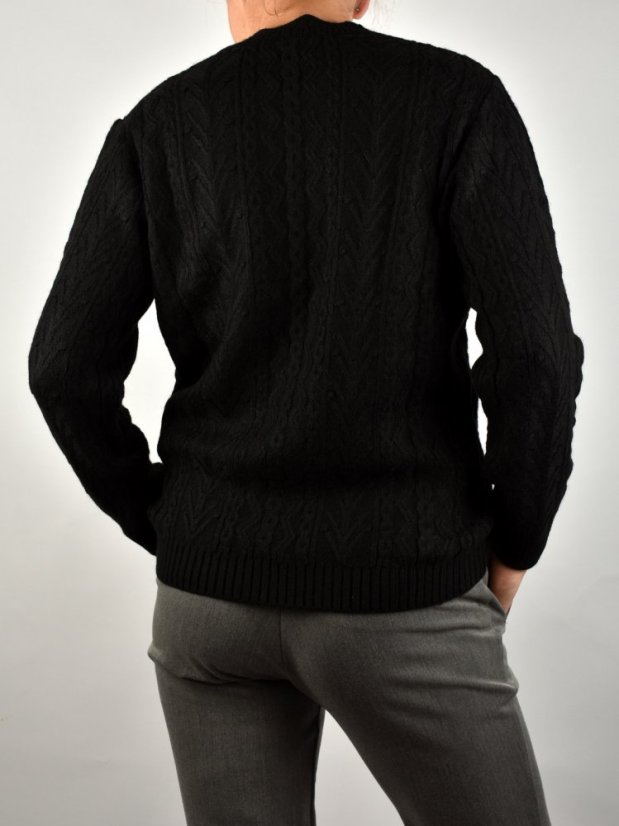 Dámský svetr KALISTA Black - Velikost: EU46