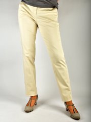 Kalhoty CHINO - smetanové L36