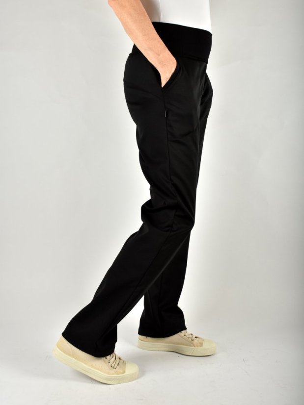 Prodloužené softshell kalhoty ORO SportFlex Warm - černé L36