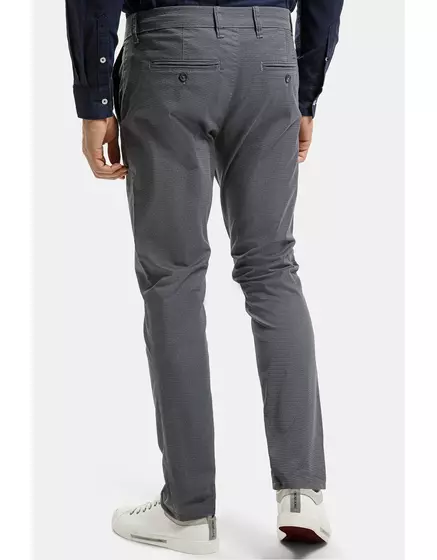 Pánské chino kalhoty CARTER  šedé L34 - Velikost: W33