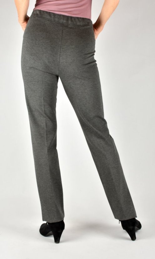 Jeggings GERDA - šedý úplet L36