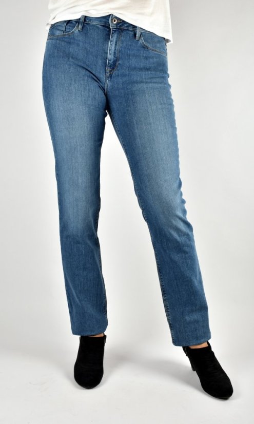 ROSE High Waist Mid Blue L34 - Velikost: W32