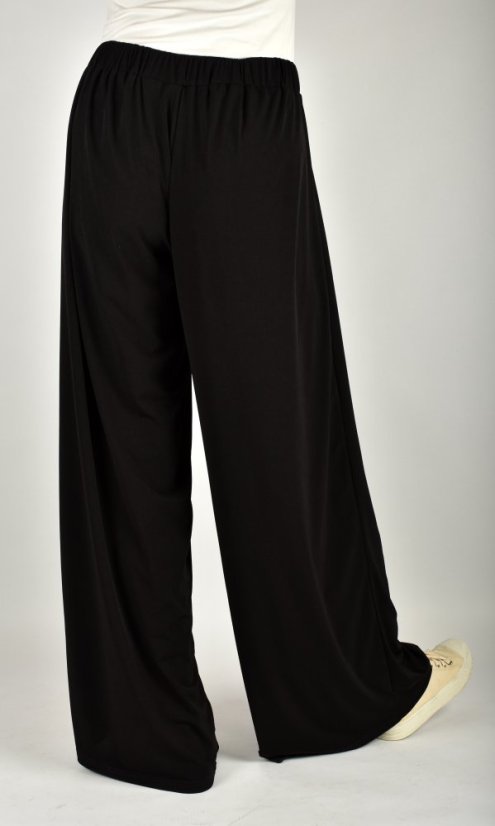 Široké letní kalhoty KELLY L34 - černé