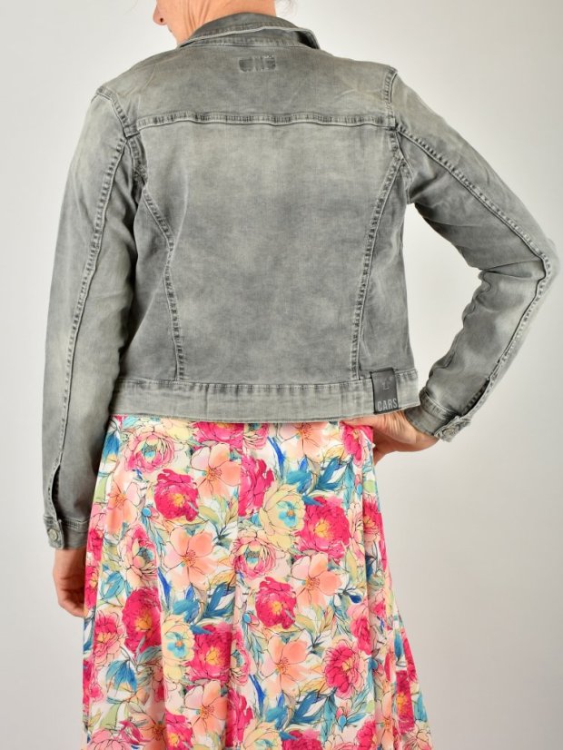 Džínová bunda JORINDA - šedá - Velikost: XL