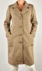 Dámský kabát DORIS - béžový melír