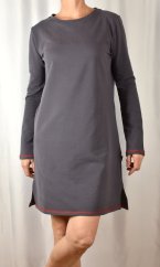 Noční košile ZUZANA - tmavě šedá