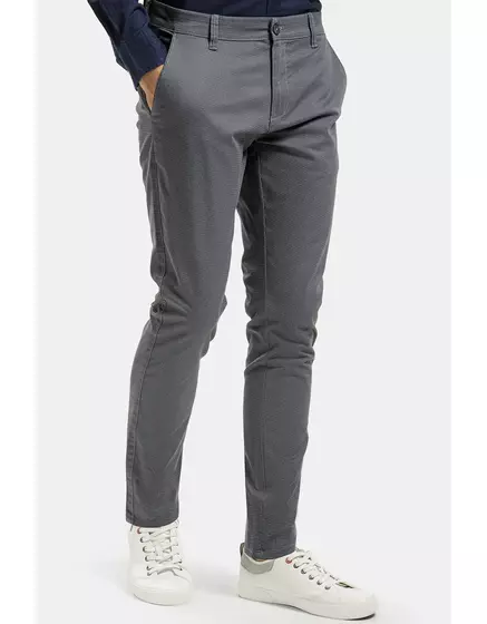 Pánské chino kalhoty CARTER  šedé L34