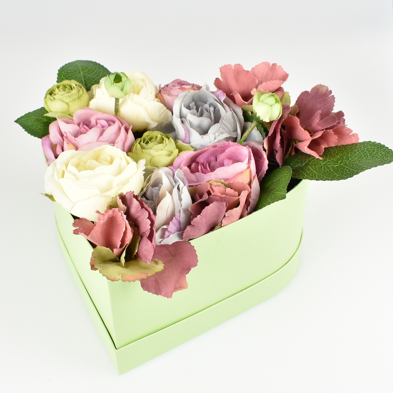Květinová krabička "Pastelové tóny"