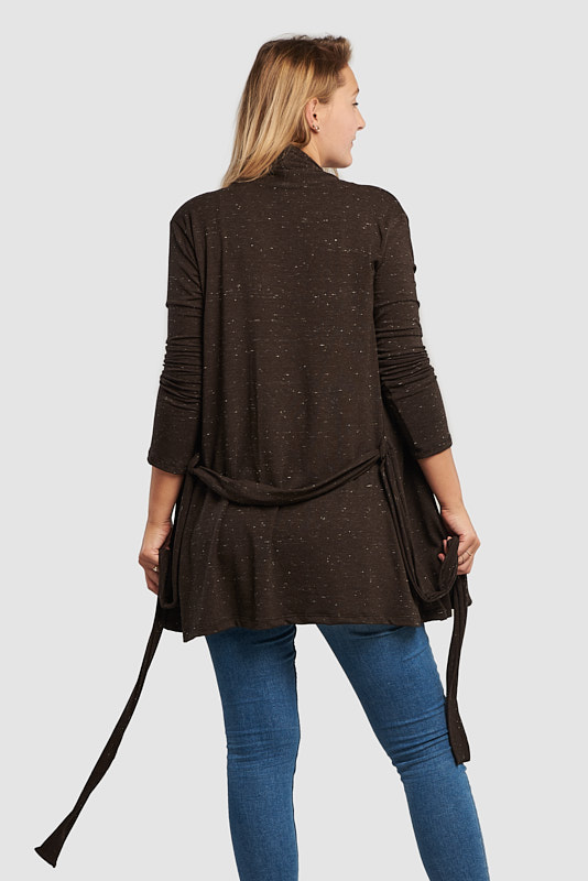 Cardigan IZOLA hnědý