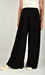 Široké letní kalhoty KELLY L34 - černé