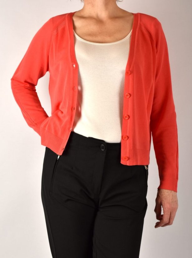 CORAL lehký svetřík s dlouhými rukávy - Velikost: EU44