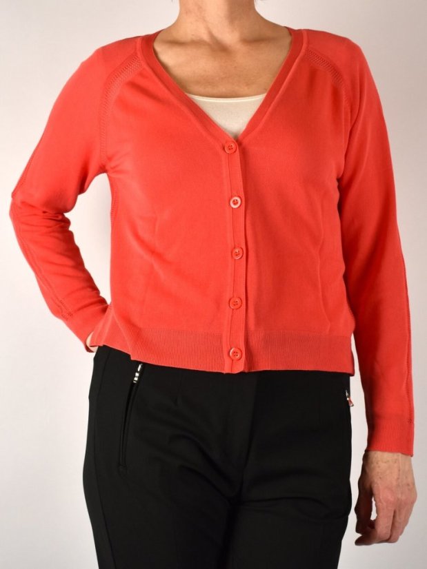 CORAL lehký svetřík s dlouhými rukávy - Velikost: EU44