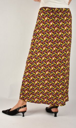 Letní sukně BRITNEY s barevným potiskem