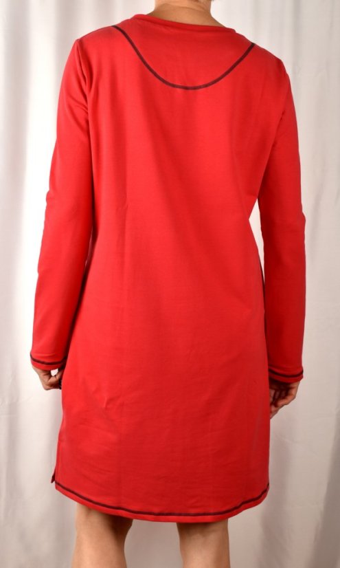 Noční košile ZUZANA - červená - Velikost: EU44