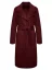 Dámský kabát MANISA - bordo - Velikost: EU40