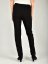 Dámské kalhoty UOMO  19750 slim fit - černé L34 - Velikost: EU44