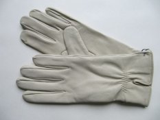 Dámské rukavice - prodloužené prsty, světle béžové 2073SBZ