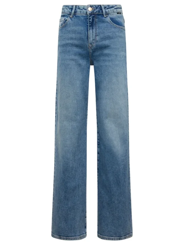 MALIBU Mid Indigo Brushed 90s L36 - Velikost: W34