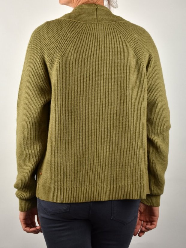 Krátký dámský kardigan PELIN Army