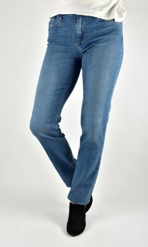 ROSE High Waist Mid Blue L34 - Velikost: W33